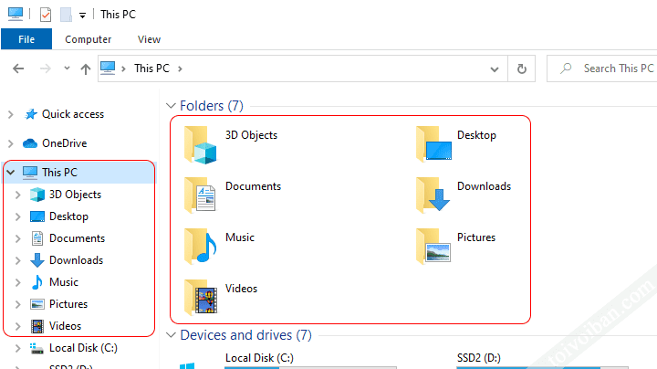 Cách thay đổi vị trí lưu trữ mặc định trên Windows