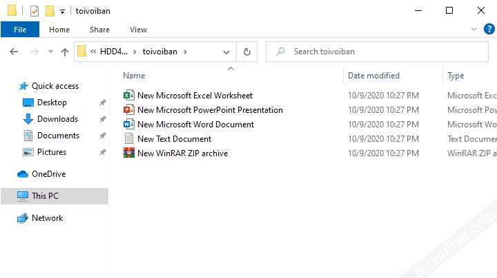 Cách hiện đuôi của file trên Windows 10