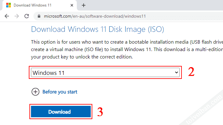 Cách tải Windows 11 mới nhất từ trang chủ Microsoft